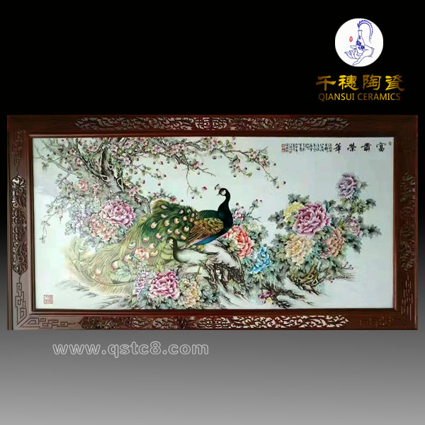 揭秘现代瓷板画价格行情走势_简约现代装饰客厅瓷板画定做价格