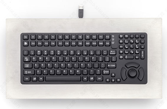 PM-5K不锈钢加固键盘美国iKey工业鼠标键盘一体化