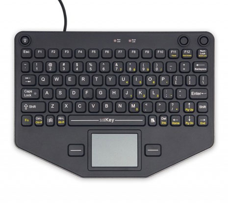 SL-80-TP防尘防水防腐蚀工业级加固键盘工业硅胶背光键盘
