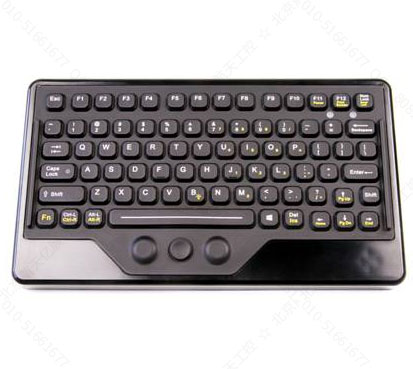 IK-77-FSR紧凑型全密封工业硅胶键盘三防键盘防水防油防尘