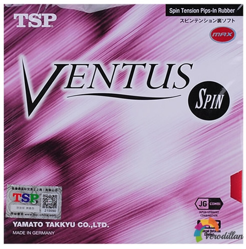 TSP大和Ventus Spin反胶套胶[初试体验]