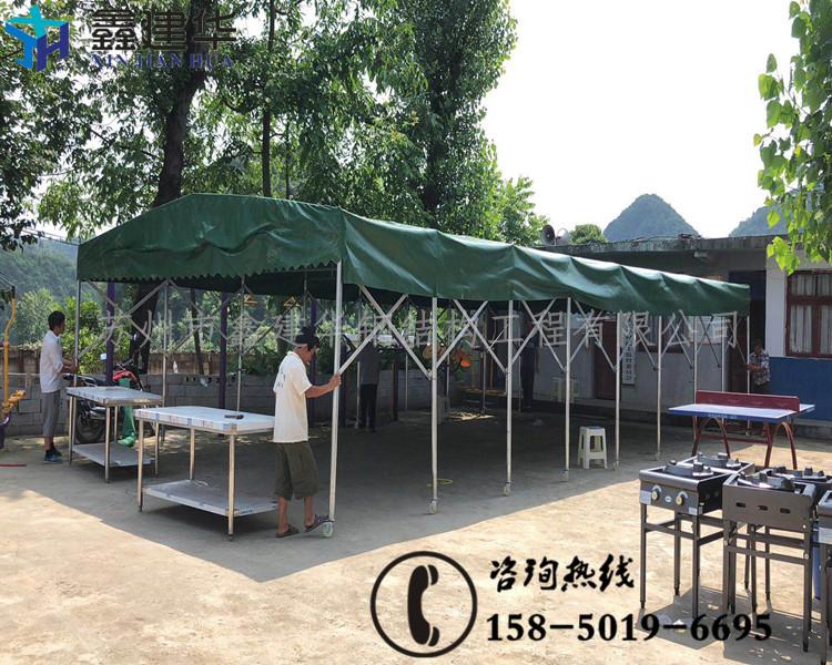 上海金山区定做活动遮阳棚，户外仓库雨蓬，夜宵排档帐篷