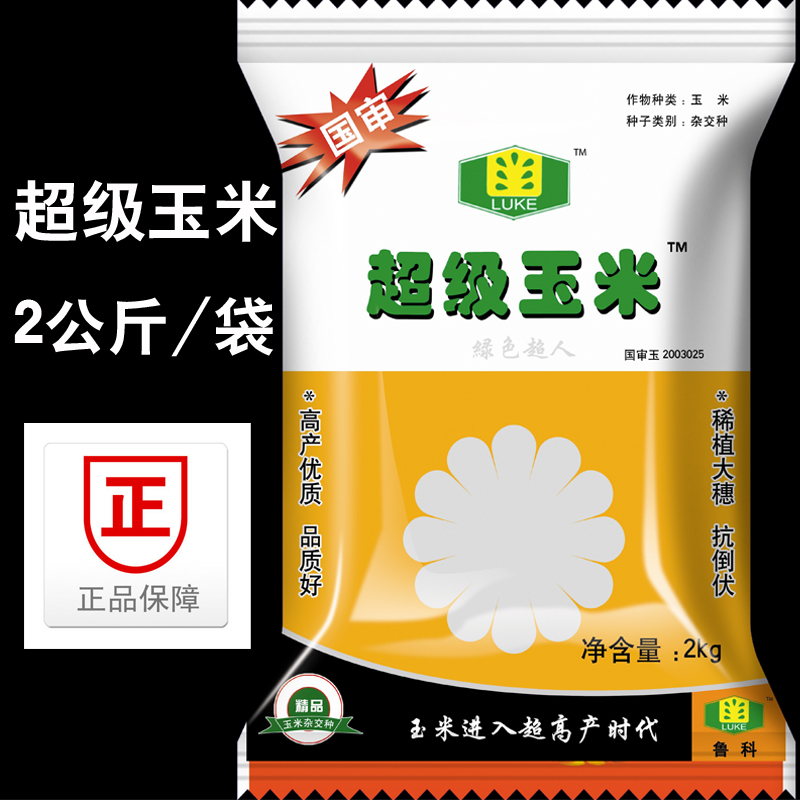 杂交玉米种子 优质高产玉米种子--超级玉米 2公斤/袋