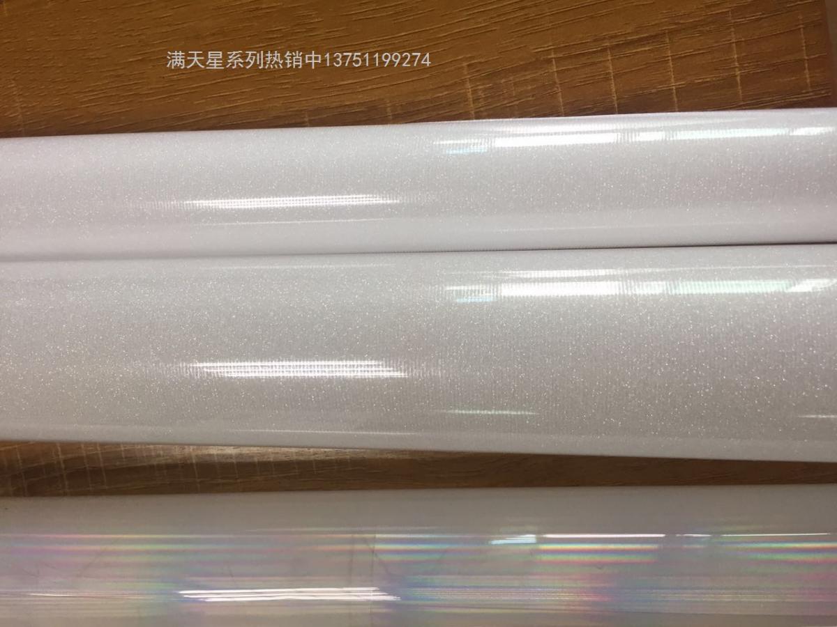 厂家直销PVC钻石闪光膜 满天星灯饰反光材料