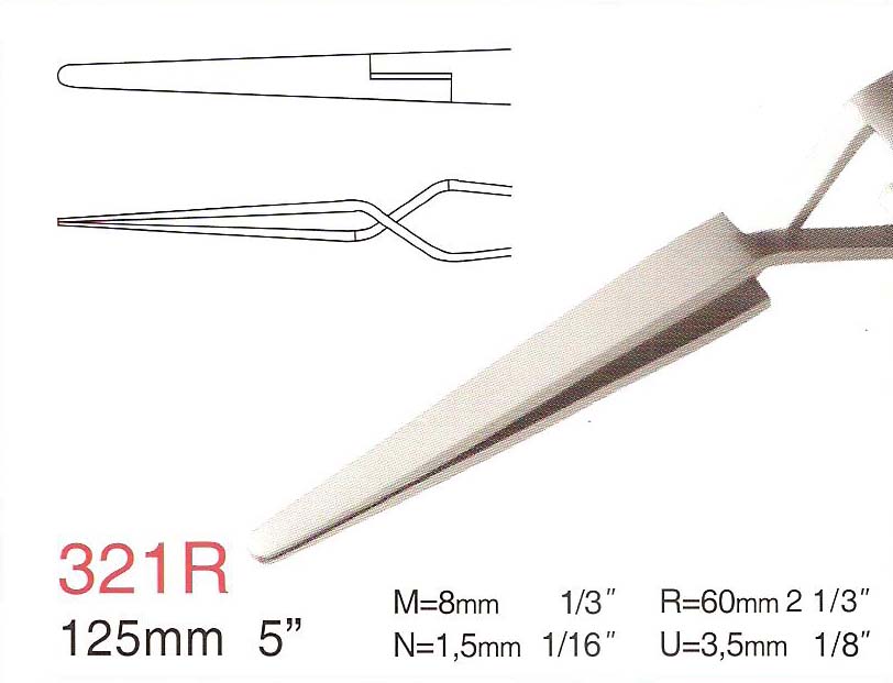 Rubis镊子321R-SA Rubis自锁镊子 反作用力镊子