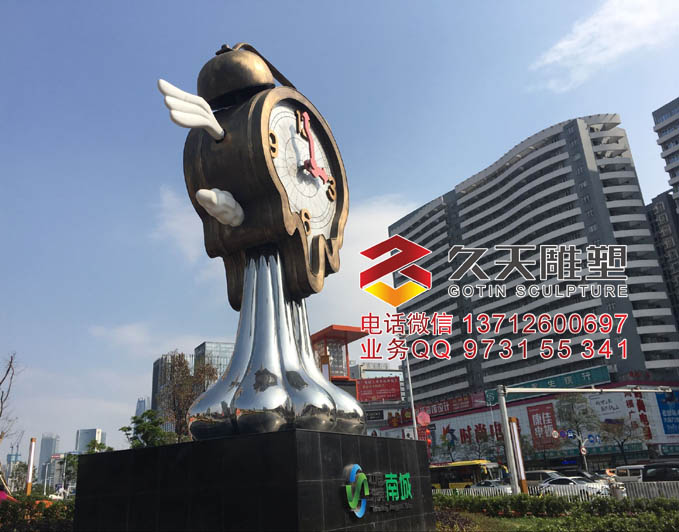 广东不锈钢雕塑校园雕塑制作找东莞久天雕塑公司