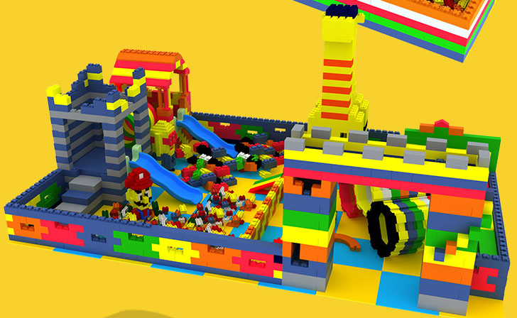 淘气堡儿童游乐设备EPP积木玩具 商场游乐区大型室内游乐