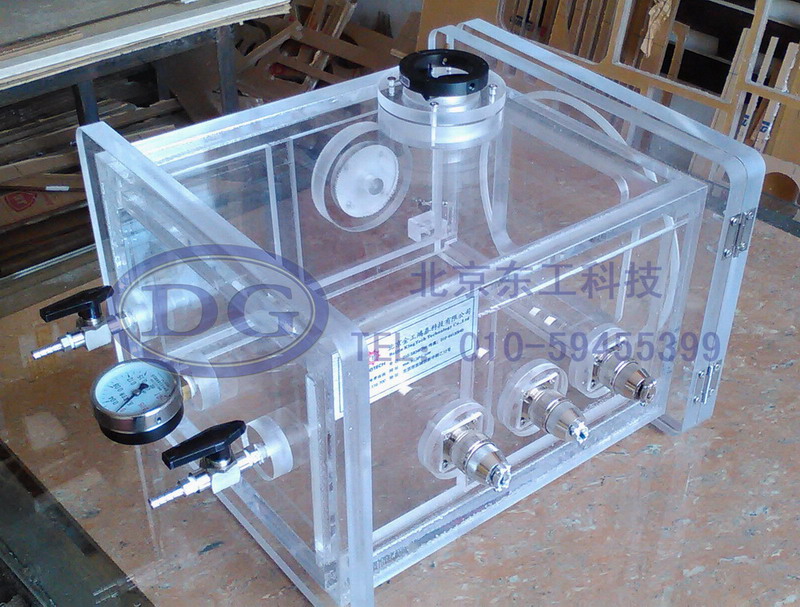 超高压反应实验有机玻璃实验箱,防护箱,气氛箱