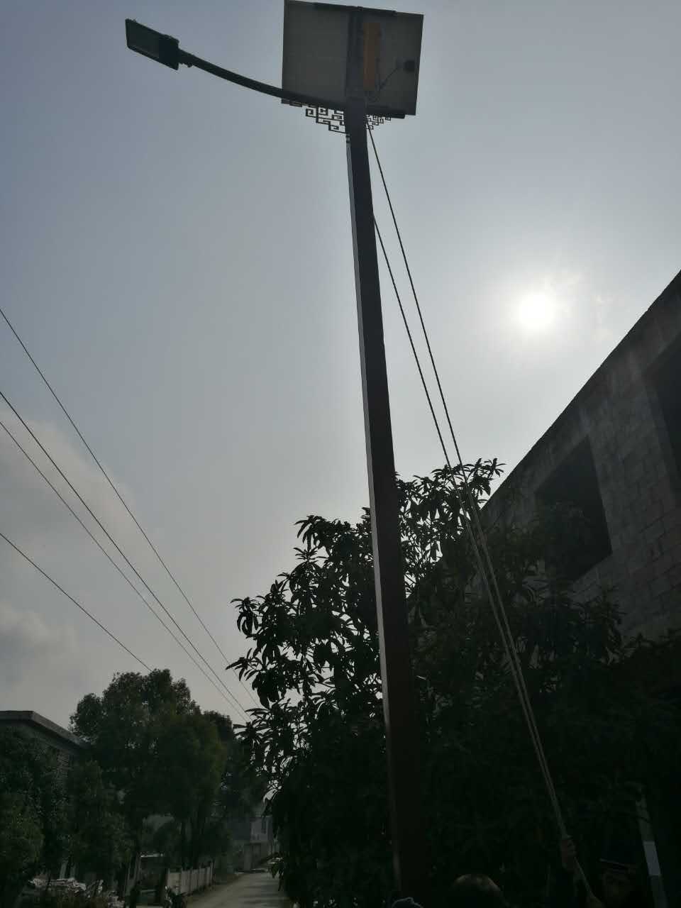 湖南安化路灯生产厂家 安化美丽乡村太阳能路灯安装步骤