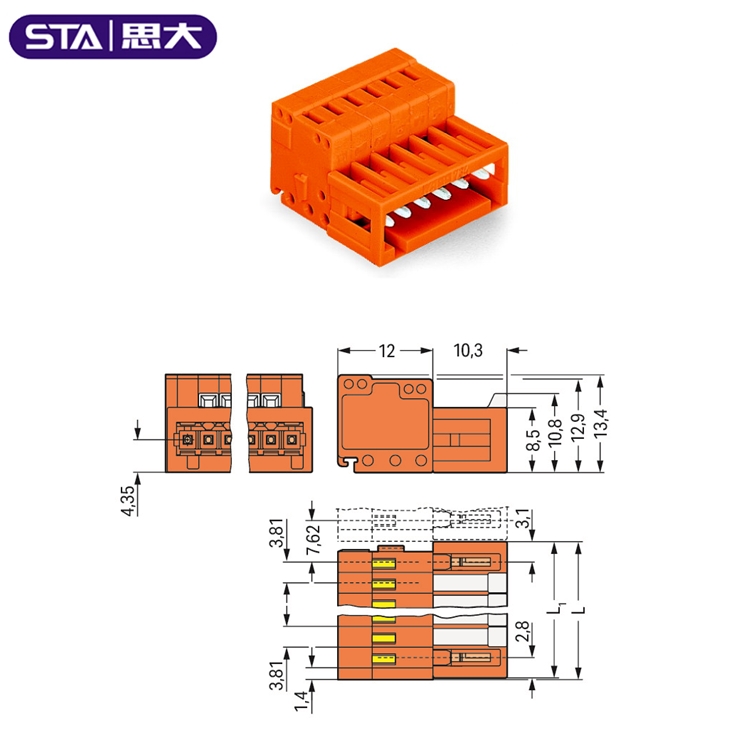 SUPU替代 WAGO 734-337 多用途针型