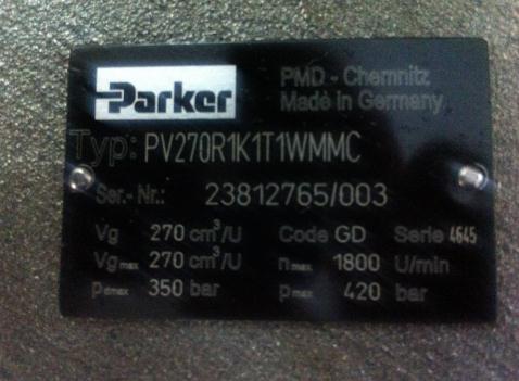 PARKER派克柱塞泵PV040R1K8T1NMMC