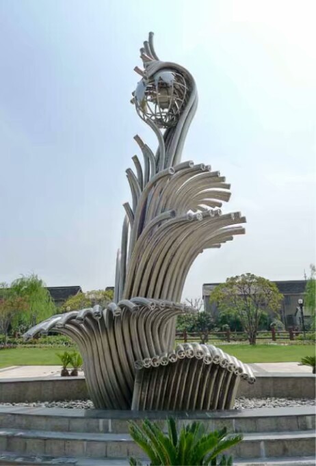 来图定制不锈钢雕塑 抽象艺术户外雕塑