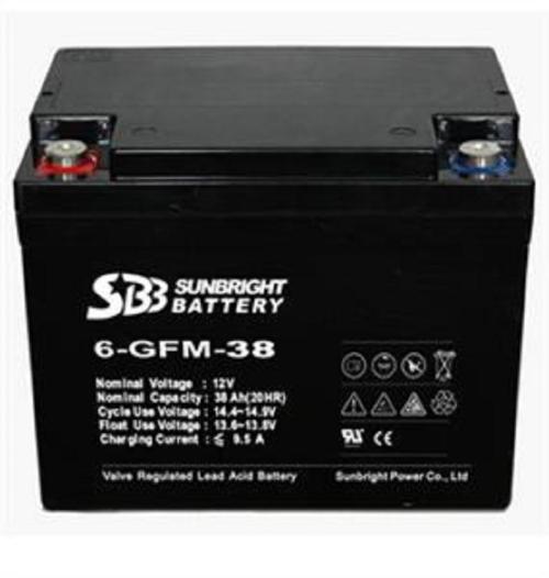 圣豹蓄电池6-GFM-38厂家直销