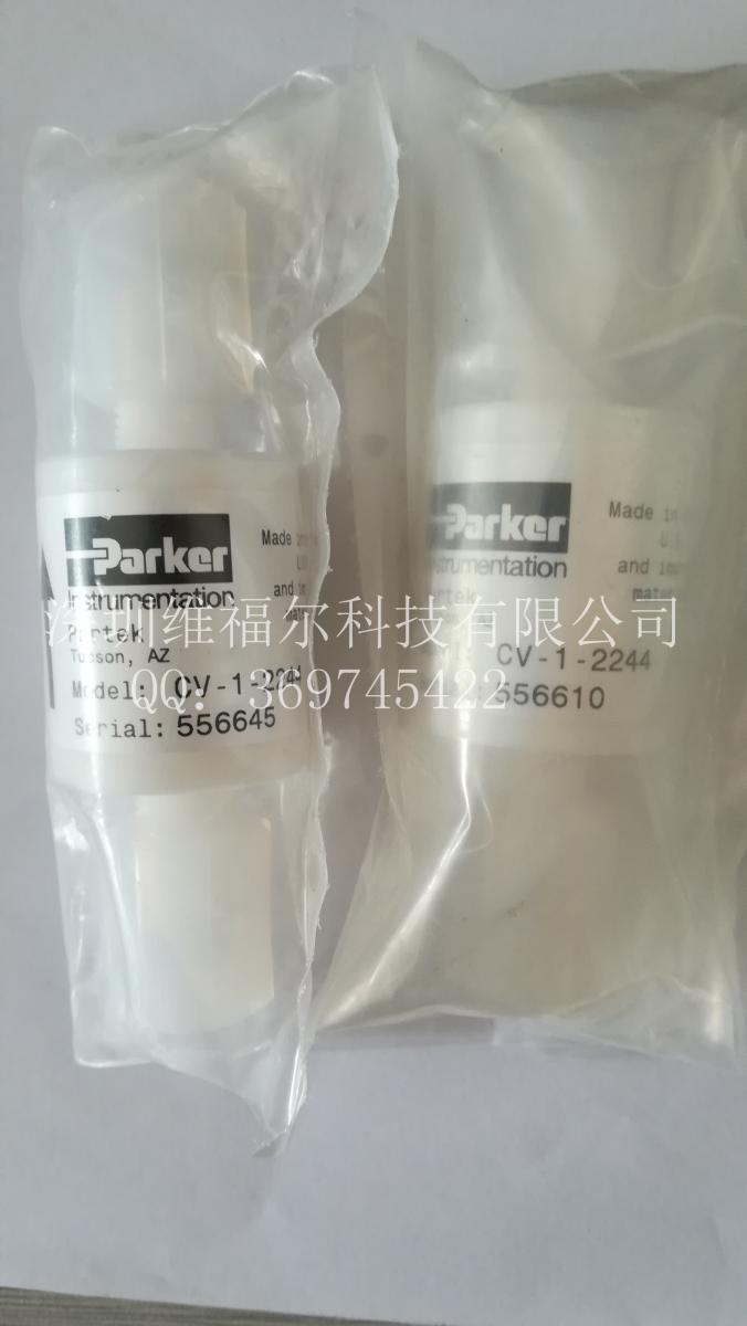 CV-1-2244 帕克PARKER高纯度聚四氟乙烯止回阀 单向阀