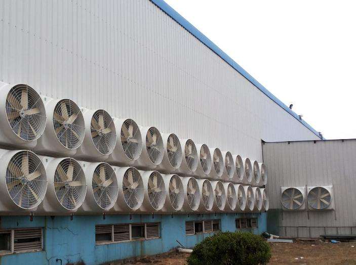深圳园岭负压风机通风降温工程