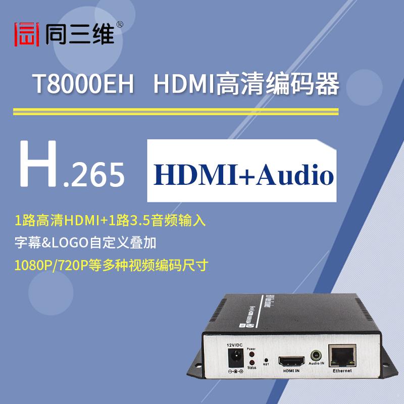 同三维T8000EH HDMI高清H.265音视频编码器