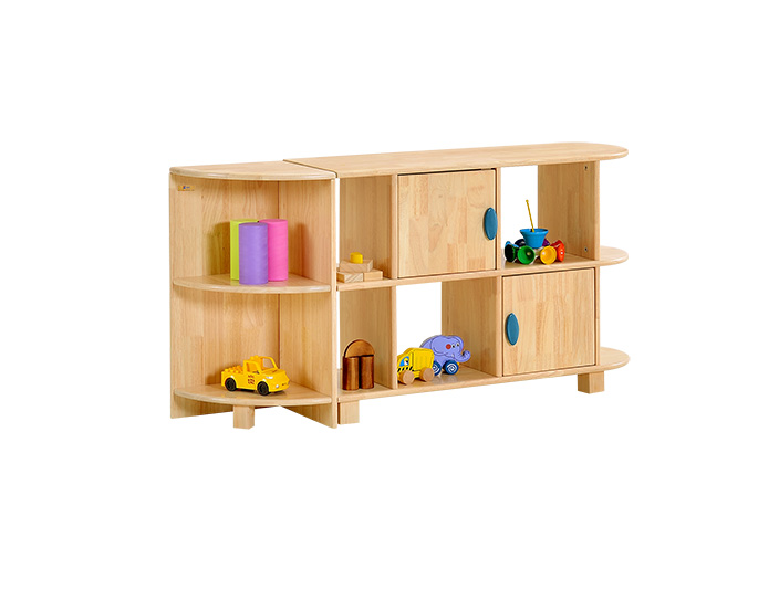 佛山智拓星实木组合玩具柜 幼儿园书柜