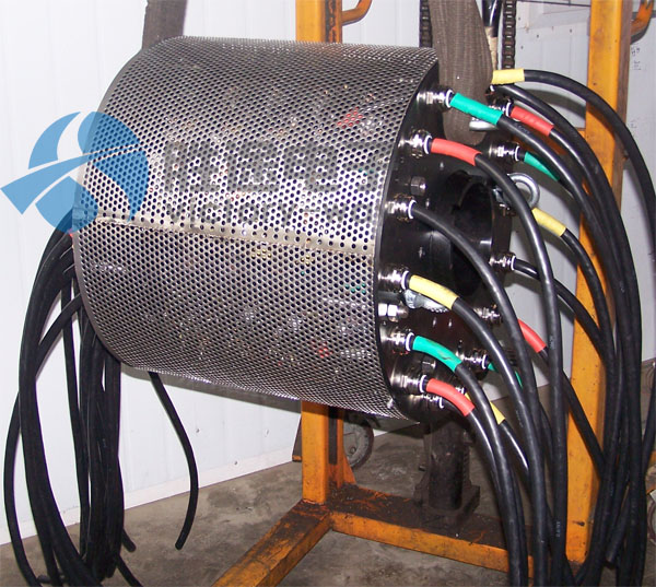 深圳厂家定制窑炉低碳环保滑环 1600A大电流导电滑环