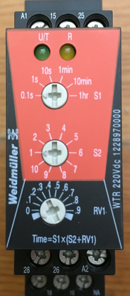 魏德米勒WTR 220VDC时间继电器