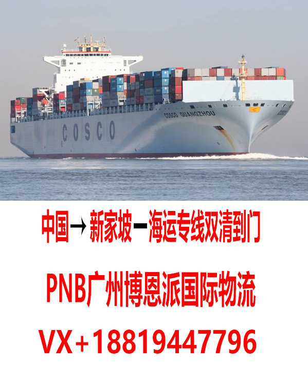 PNB博恩派-中国运输贸易淘宝货物到新加坡双清海运到门散货拼箱