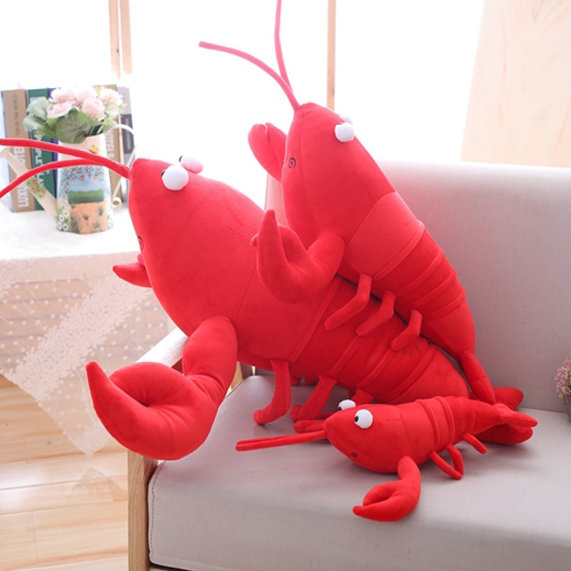 个性特色创意小龙虾玩偶抱枕搞怪仿真毛绒玩具定制