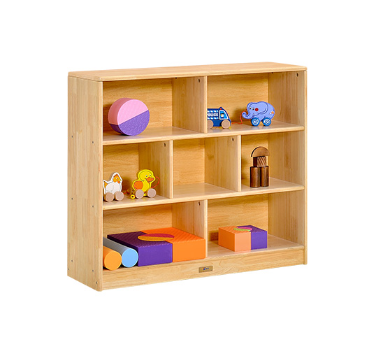 智拓星幼儿园家具实木玩具柜
