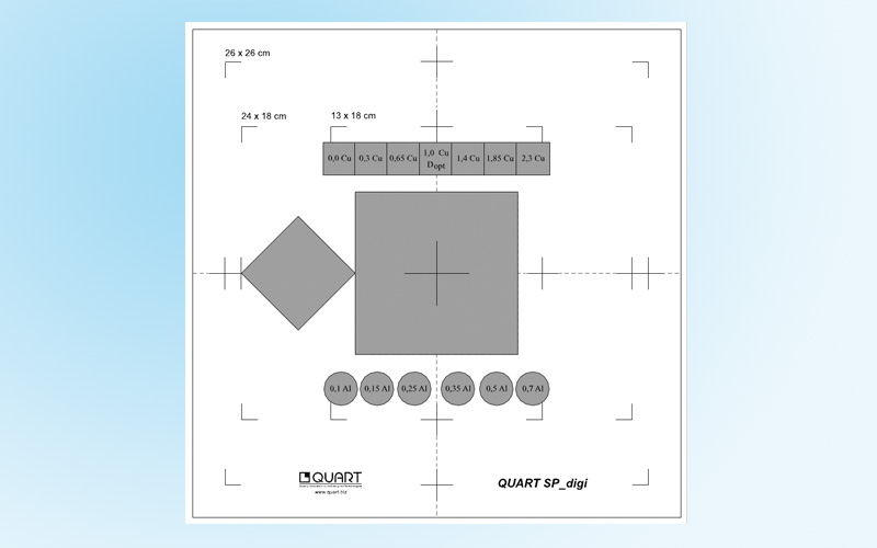 德国QUART公司CR/DR性能测试模体