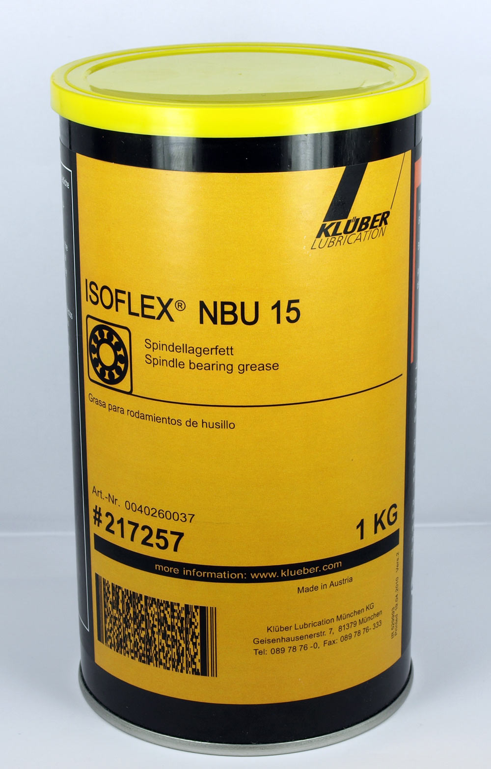 批发克鲁勃KLUBER ISOFLEX TOPAS L 30低温润滑脂KLUBER克鲁勃润滑剂(中国
