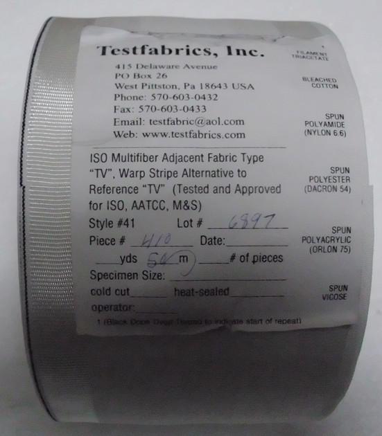 AATCC Testfabrics Multifibre #41 TV多纤维贴衬布