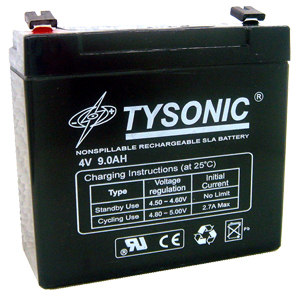 美国TYSONIC蓄电池TY系列4V6V