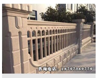 供青海河沿围栏和西宁仿汉白玉河沿围栏