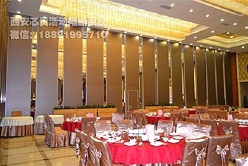 西安厂家125型超高型宴会厅多功能移动隔音墙专业定制