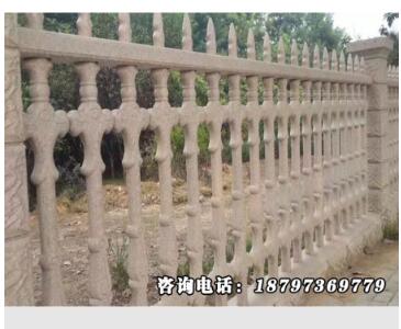 供青海仿汉白玉围栏和西宁艺术栏杆