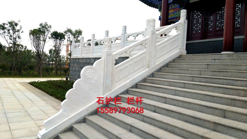 石栏杆的安装公式异形石栏杆河道护栏