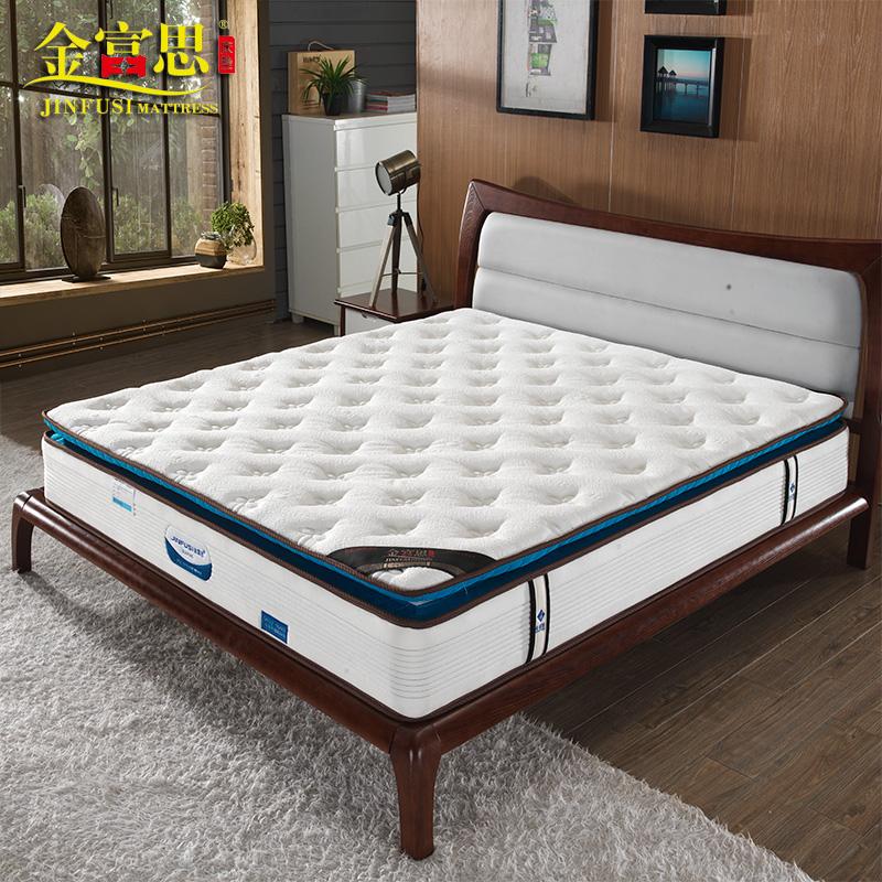 床垫席梦思 厂家直销天然乳胶床垫 独立袋装静音弹簧床垫正反两用