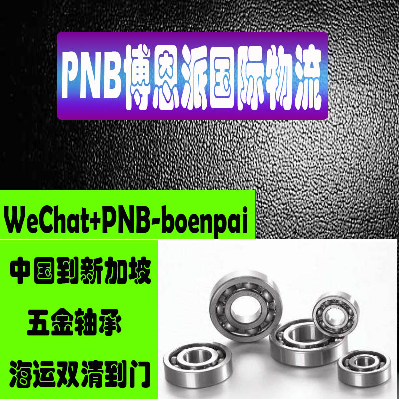 中国到新加坡轴承海运双清到门-PNB博恩派