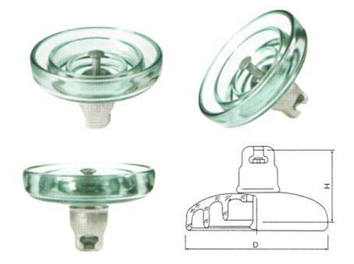 U160B/155玻璃绝缘子