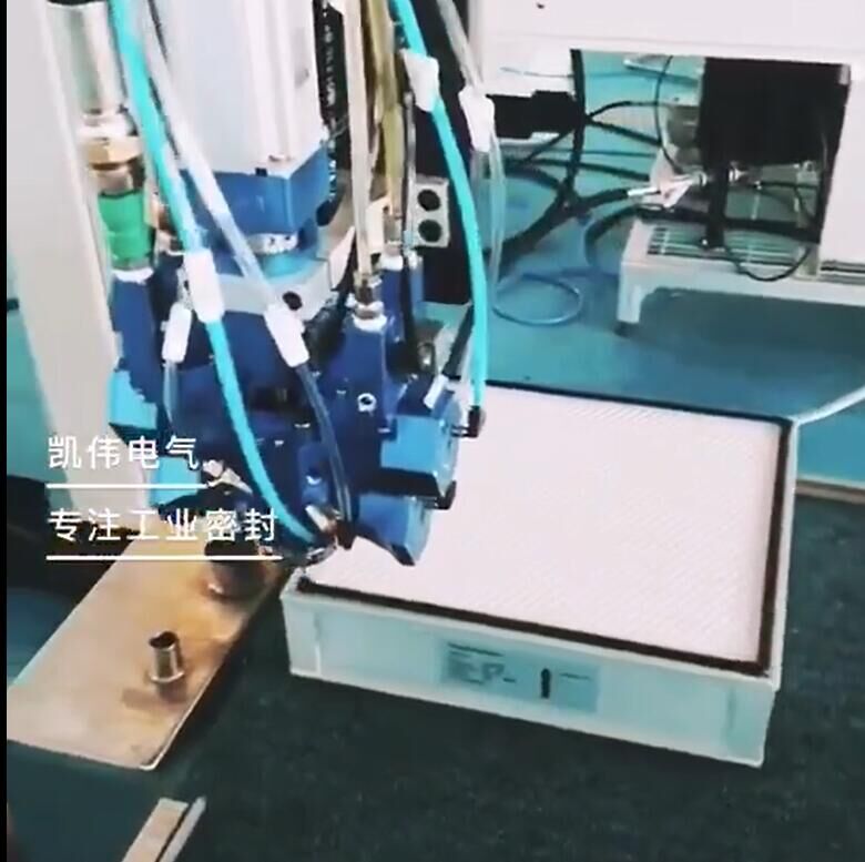 空气过滤器密封设备  点胶机生产厂家上海凯伟