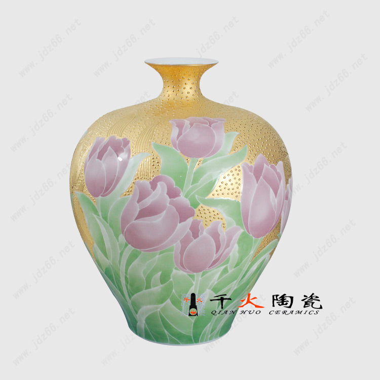 景德镇陶瓷花瓶商务礼品生产厂家