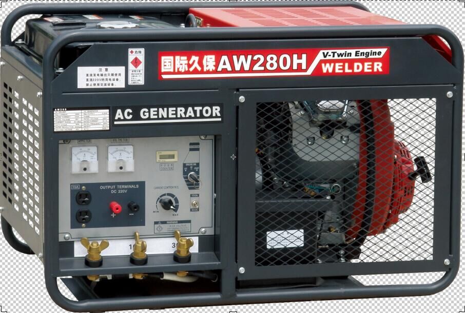 AW280本田动力汽油发电电焊机组 国际久保款汽油发电电焊机组