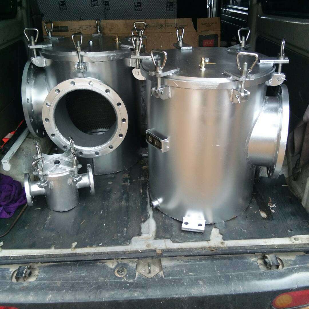 CAN WATER STRAINER JIS 5K-100A S-Type日标筒形海水过滤器