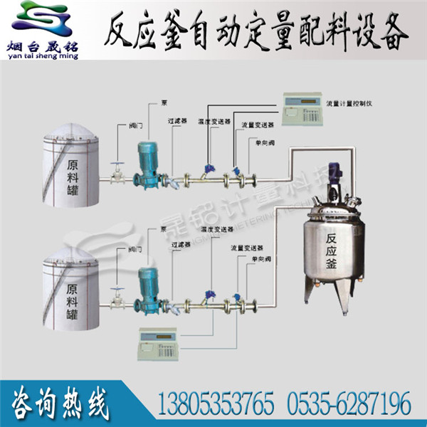 反应釜自动定量配料系统