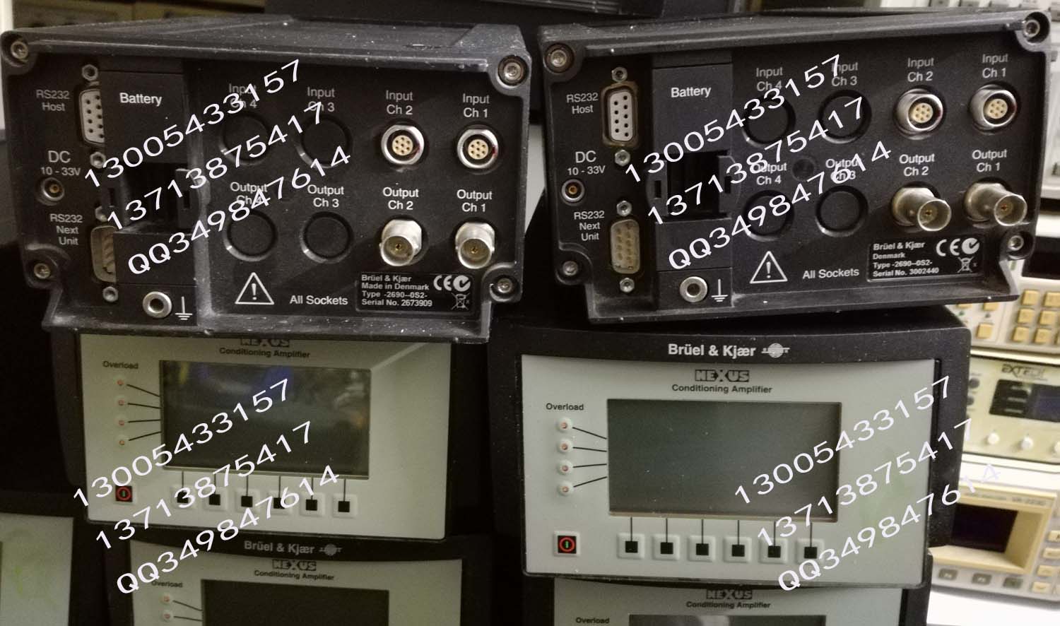 BK 2690-A ABC和D滤波器双通道传声器适调放大器 BK4192-L测试唛
