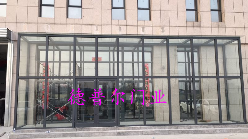 平开肯德基门制作，店面平开门定做安装