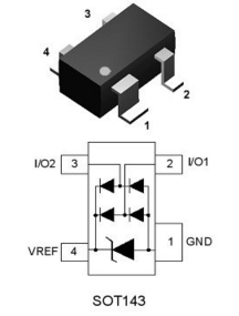 ESD静电二极管BTRD10A03适合HDMI2.0的器件