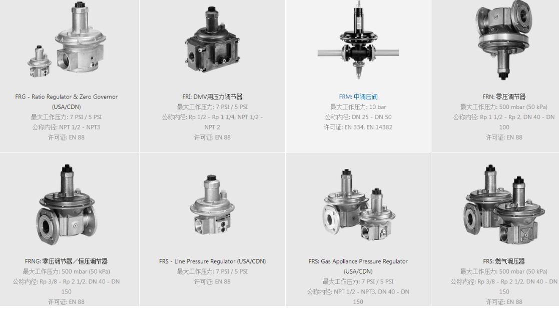 上海比吉电子 DUNGS冬斯燃气阀组 3全预混50KW阀组