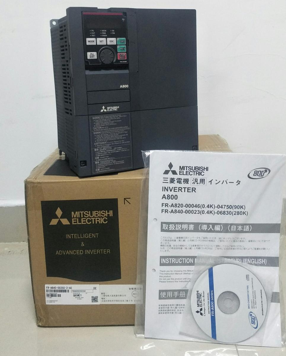 三菱变频器FR-F840-00250-2-6011KW 风机水泵KW 三相