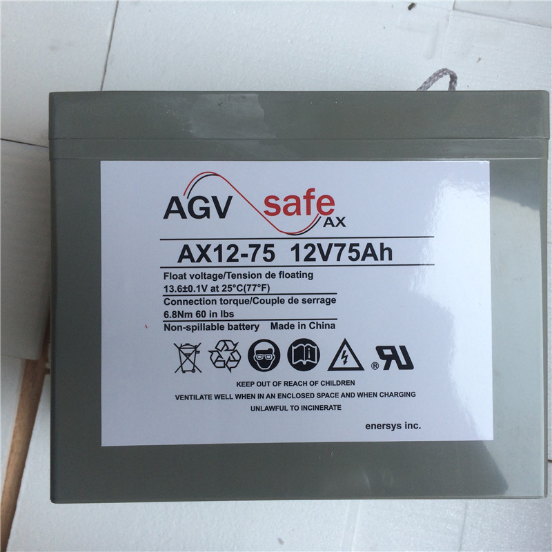 霍克电池AX12-75(12V75AH)AGV动力蓄电池