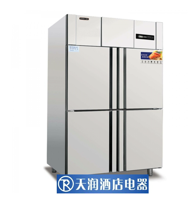 冰立方四门冰箱R4 冰立方单温冷藏冰箱 商用四门单温冰箱