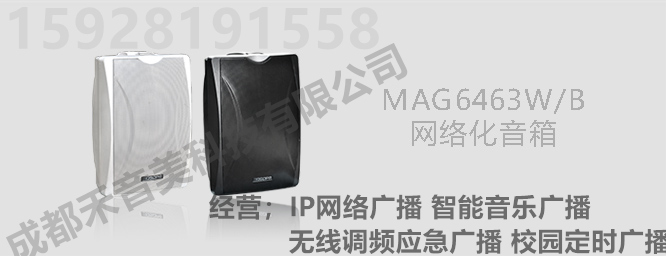 成都DSPPA MAG6463 IP网络化音箱 IP网络寻对讲呼话筒